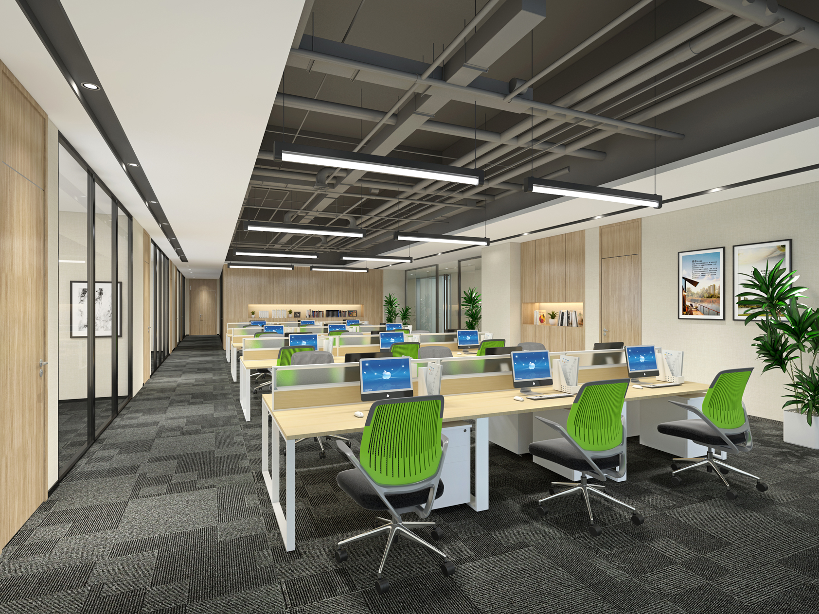 設(shè)計(jì)辦公室效果圖