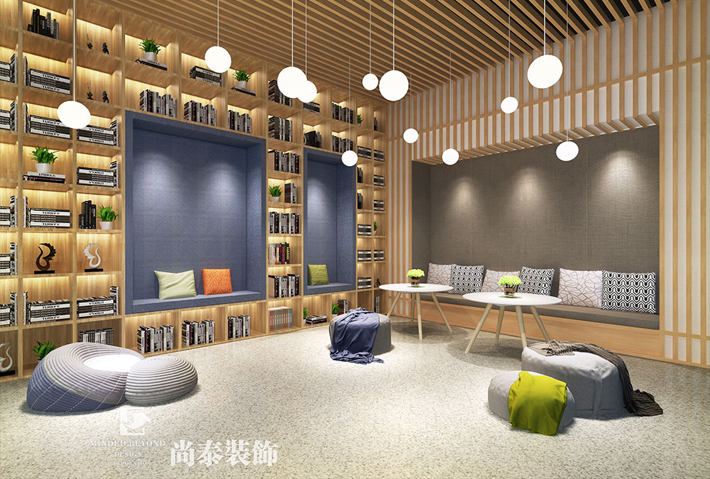 深圳前?；鹦℃?zhèn)金融科技公司辦公室設(shè)計(jì)效果圖 