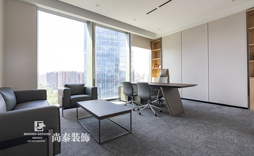 深圳市龍華區(qū)科技公司辦公室裝修效果圖