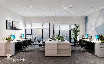 科技感辦公室設(shè)計(jì)，尚泰裝飾打造未來(lái)感企業(yè)空間